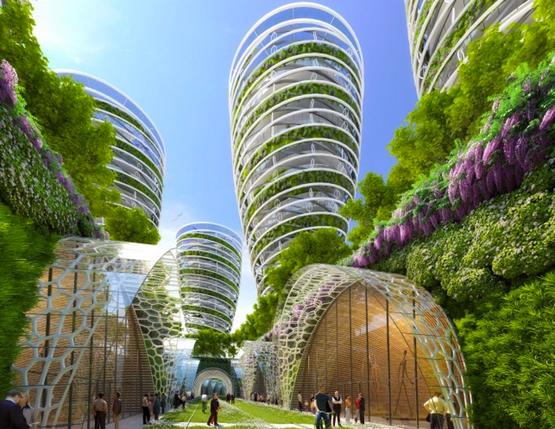 Illustration for article titled Paris as a Green and Sustainable Future City Is Even More Beautiful